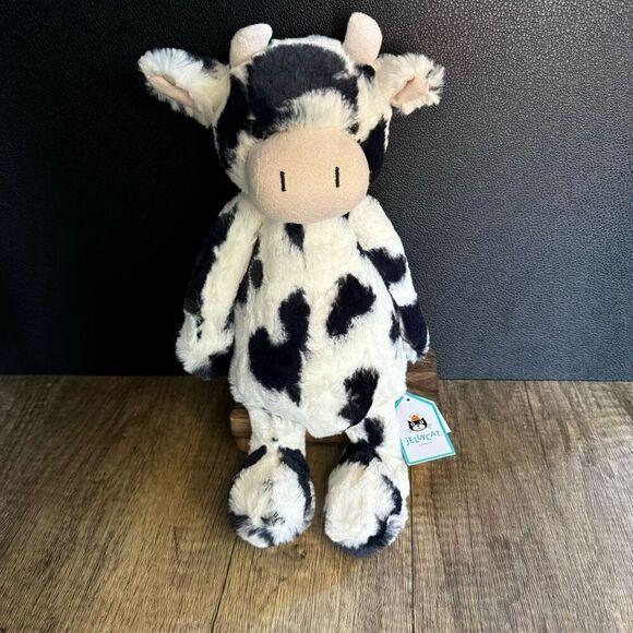Jellycat Bashful Calf Fast Ship Gift Farm Gift for Her Cow Plush - Picture 1 of 10